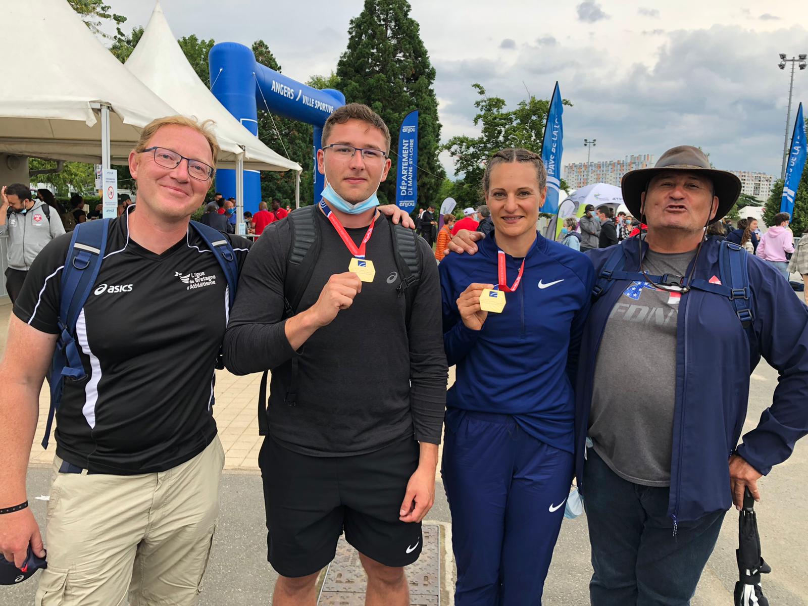 Tom REUX, majestueux à Angers Champion de france Élite